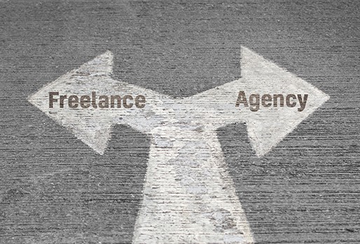 Freelance developer or agency + a little bit about hosting and backup