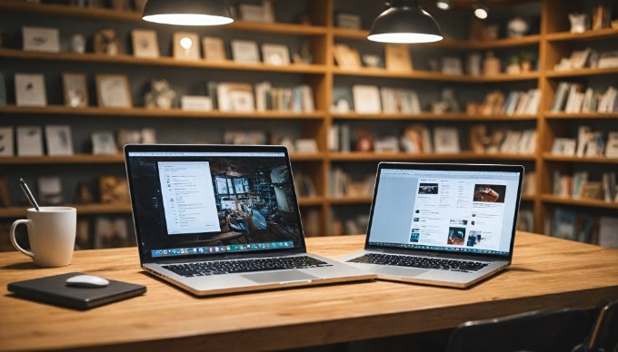 A close-up of a high-converting Shopify product page displayed on a laptop screen in a cozy workspace.