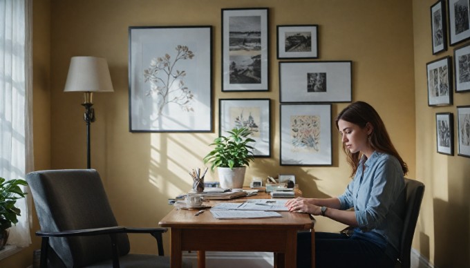 An individual working on a laptop, focusing on customizing a WooCommerce product page design.